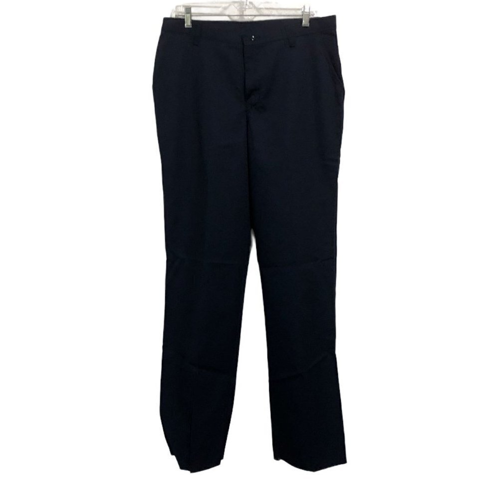 Red Kap Pants Womens 12 Navy Blue‎ Industrial Unhemmed Work Delivery